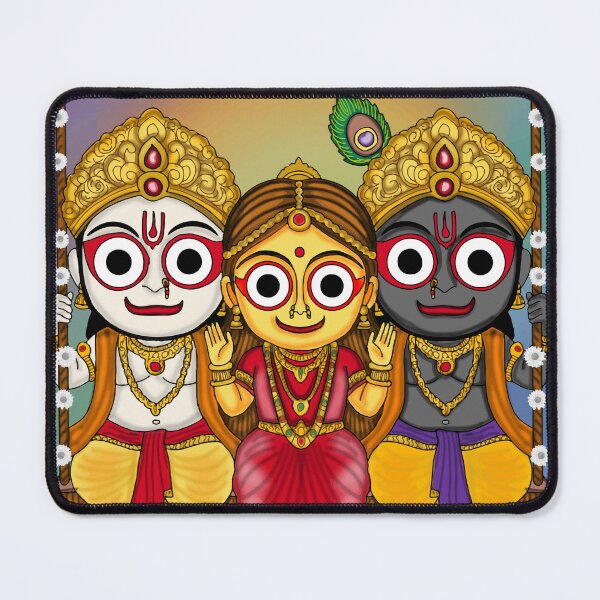 Item preview, Lord Jagannath Digital Drawing | Hindu Deity Indian Spiritual Artwork designed and sold by Harshit_Digital_Arts.