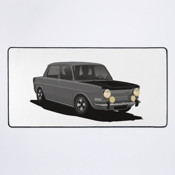 Artikelvorschau, Simca 1000 Rallye in Grau entworfen und verkauft von knappidesign.