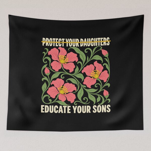 Item preview, Protect Your Daughters Educate Your Sons Feminist designed and sold by MelBarrerahh.