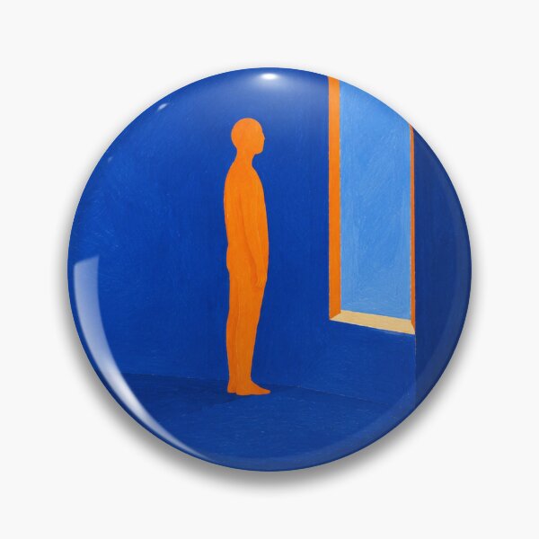 Item preview, 'Lighter Today' — Cobalt Blue Window Figurative Art designed and sold by Moodzu.