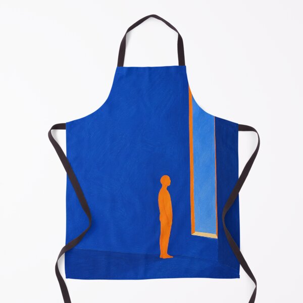 Item preview, 'Lighter Today' — Cobalt Blue Window Figurative Art designed and sold by Moodzu.