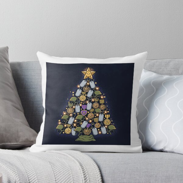 Item preview, Military Dog Tag Christmas Tree Shirt - Veteran Christmas designed and sold by ApplegateForce.
