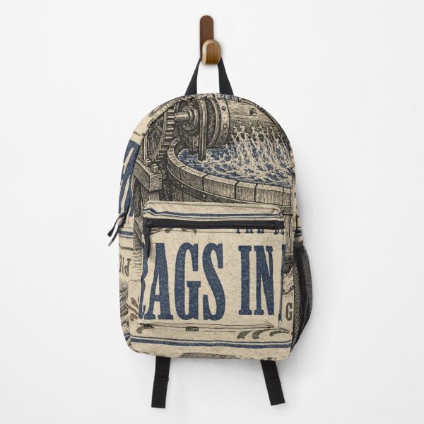 Item preview, Rags In Paper Out Cotton Rag Paper Beater Room Vintage Print designed and sold by BoosterShop.