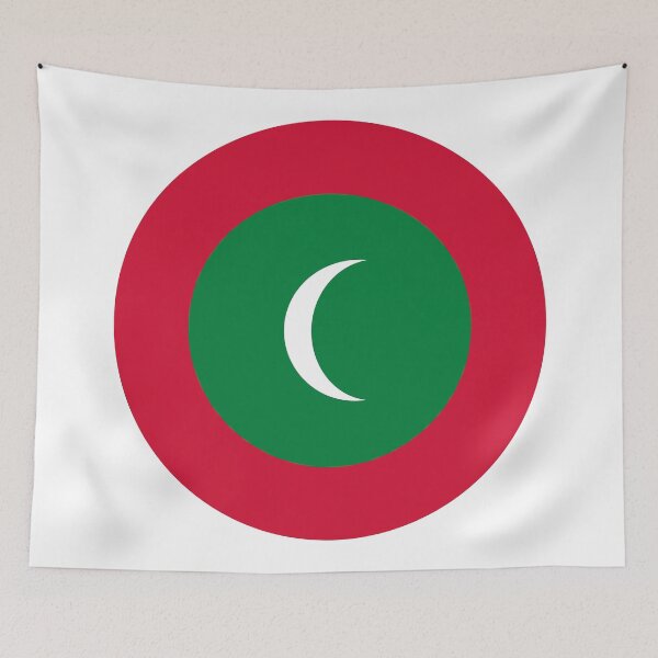 Aperçu de l'œuvre Maldives Circle Flag MV créée et vendue par shitpostee.