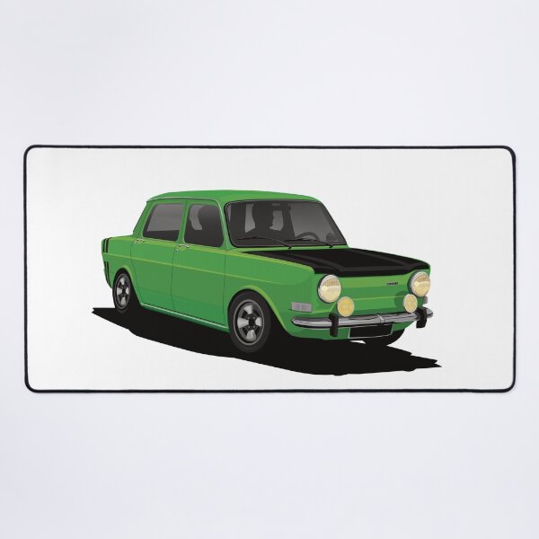 Artikelvorschau, Simca 1000 Rallye in Grün entworfen und verkauft von knappidesign.