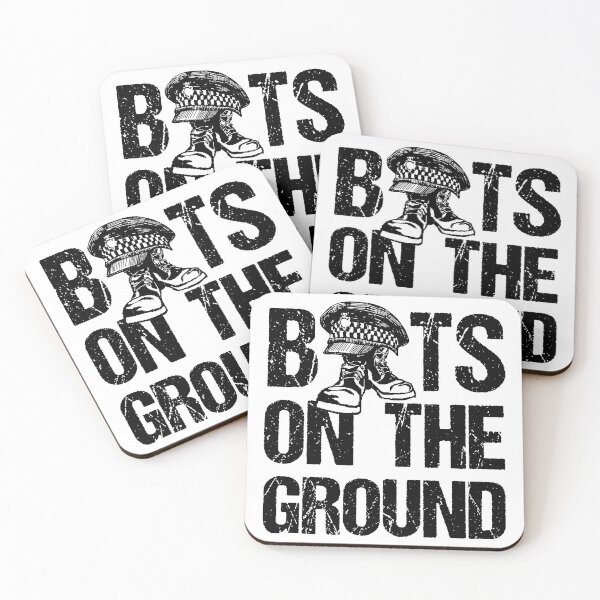 Item preview, Boots On The Ground; Police; England; designed and sold by StickerApe.