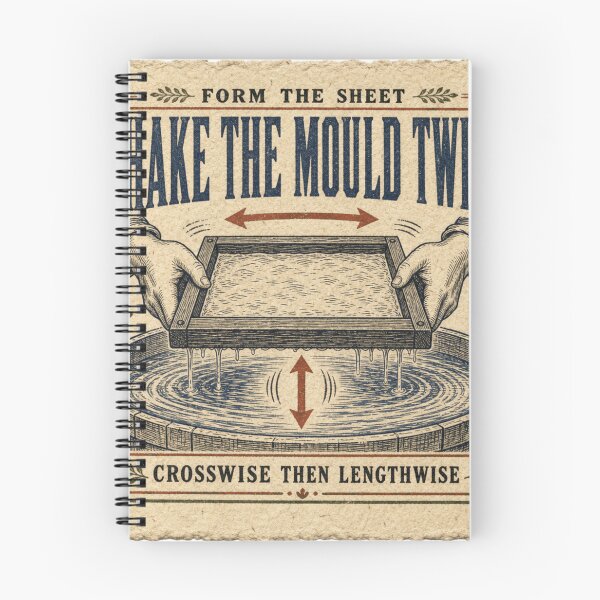 Item preview, Shake The Mould Twice Papermaking Mould And Deckle Frame Print designed and sold by BoosterShop.