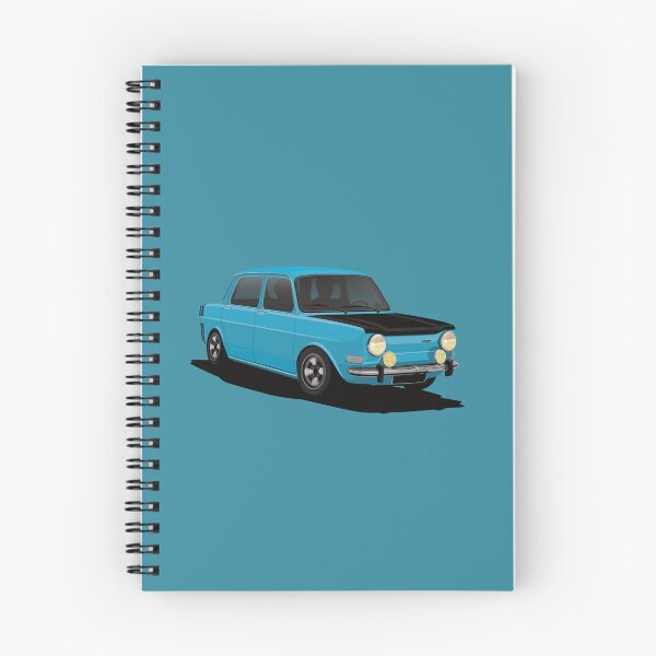 Item preview, Simca 1000 Rallye in Turquoise designed and sold by knappidesign.