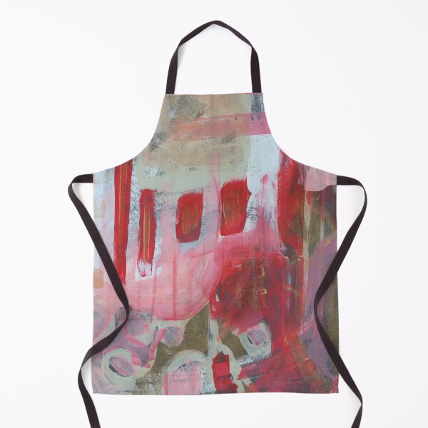 Item preview, Marks, Strokes, Red, Pink, Soft Green Abstract Painting designed and sold by NathalieLeRiche.