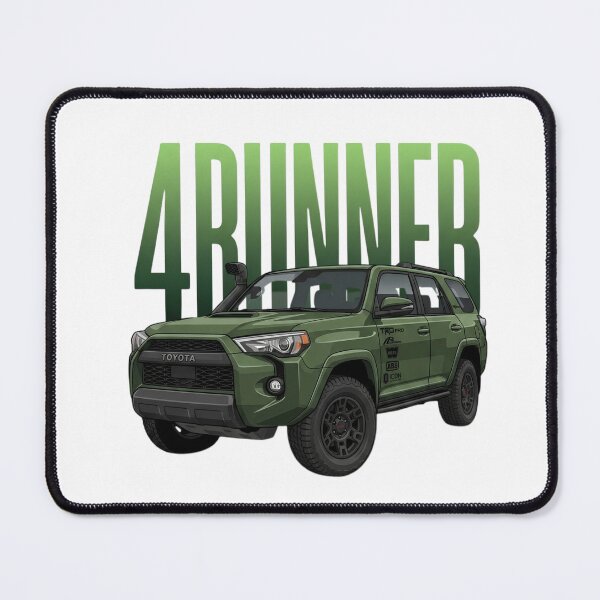 Item preview, Toyota 4Runner TRD Pro Off-Road 4x4 Army Green Overland SUV Art designed and sold by Motorline44.