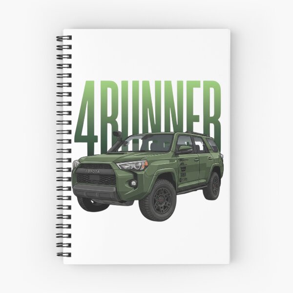Artikelvorschau, Toyota 4Runner TRD Pro Off-Road 4x4 Army Green Overland SUV Art entworfen und verkauft von Motorline44.