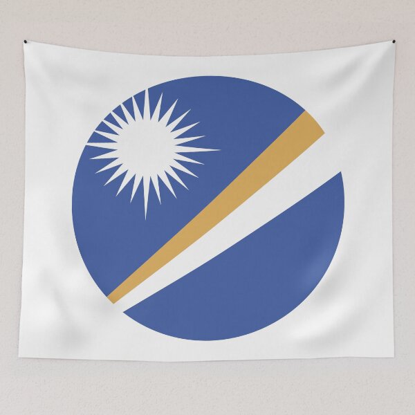 Artikelvorschau, Marshallinseln-Kreisflagge MH entworfen und verkauft von shitpostee.