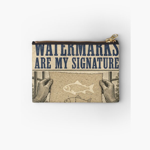 Item preview, Watermarks Are My Signature Watermark Paper Fish Print designed and sold by BoosterShop.