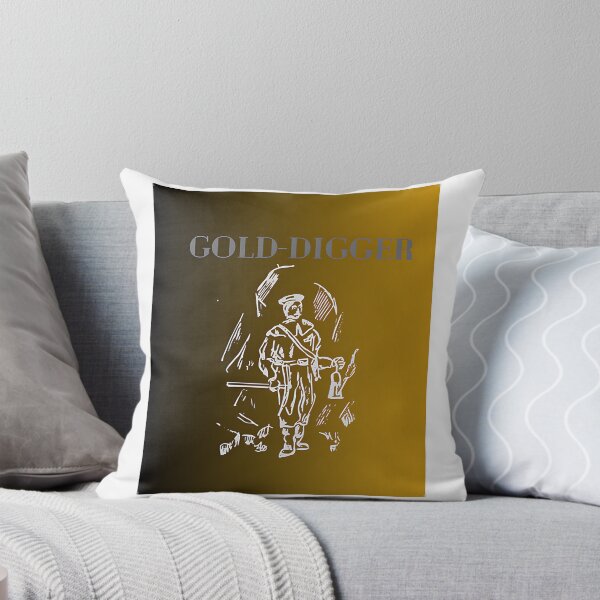 Item preview, Gold Digger Vintage Style Mining and Treasure Hunting Design designed and sold by cvbbb.