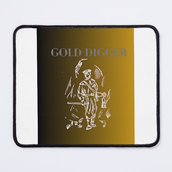Item preview, Gold Digger Vintage Style Mining and Treasure Hunting Design designed and sold by cvbbb.