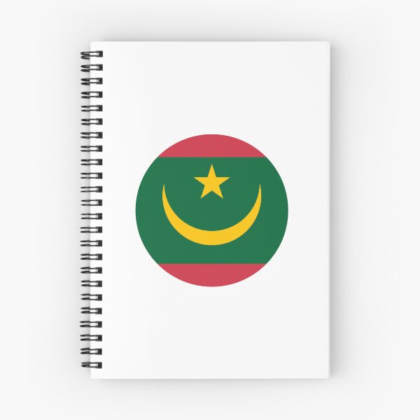 Aperçu de l'œuvre Drapeau circulaire de la Mauritanie MR créée et vendue par shitpostee.