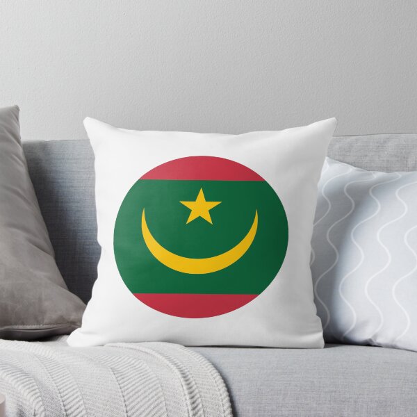 Aperçu de l'œuvre Drapeau circulaire de la Mauritanie MR créée et vendue par shitpostee.