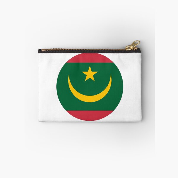 Item preview, Mauritania Circle Flag MR designed and sold by shitpostee.