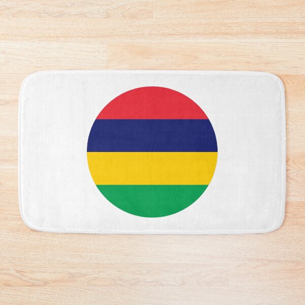 Aperçu de l'œuvre Drapeau circulaire de l'île Maurice MU créée et vendue par shitpostee.