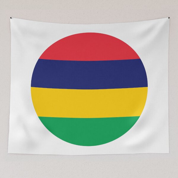Item preview, Mauritius Circle Flag MU designed and sold by shitpostee.