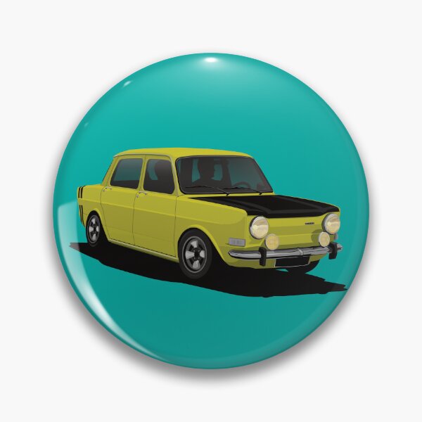 Artikelvorschau, Simca 1000 Rallye in Gelb entworfen und verkauft von knappidesign.