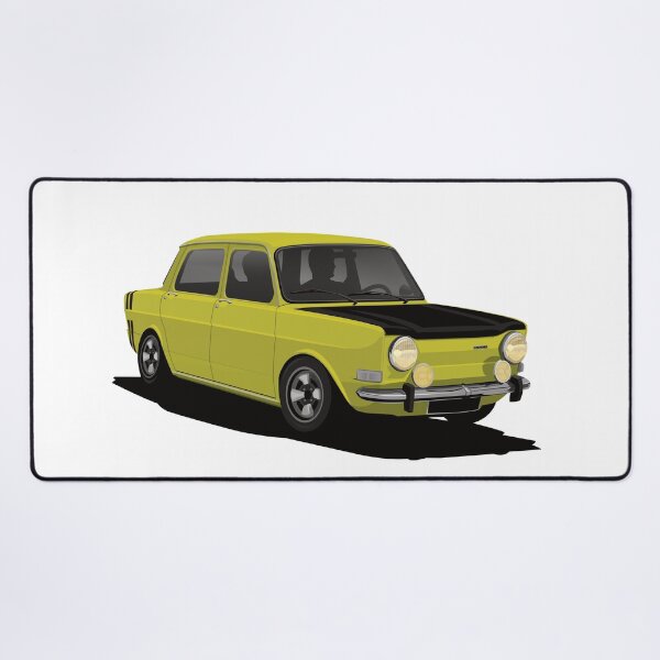 Artikelvorschau, Simca 1000 Rallye in Gelb entworfen und verkauft von knappidesign.