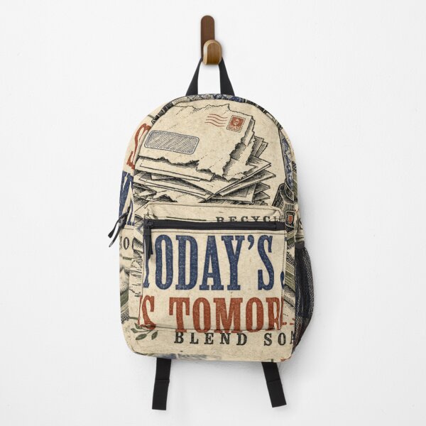 Item preview, Today's Junk Mail Is Tomorrow's Paper Recycled Paper Craft Print designed and sold by BoosterShop.