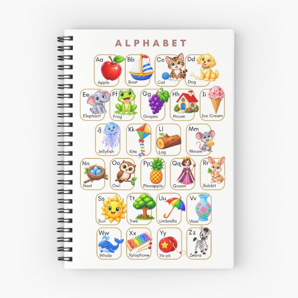 Item preview, Alphabet A to Z Animals and Objects for Kids designed and sold by Haleema Rauf.