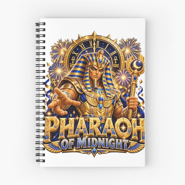 Item preview, Pharaoh of Midnight New Year Egypt Design designed and sold by RAX Mirth Studio.