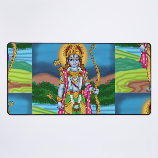 Item preview, Lord Rama Digital Drawing | Hindu God Indian Mythology Artwork designed and sold by Harshit_Digital_Arts.