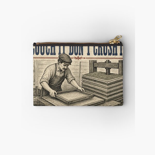 Item preview, Couch It Don't Crush It Papermaking Couching Station Print designed and sold by BoosterShop.