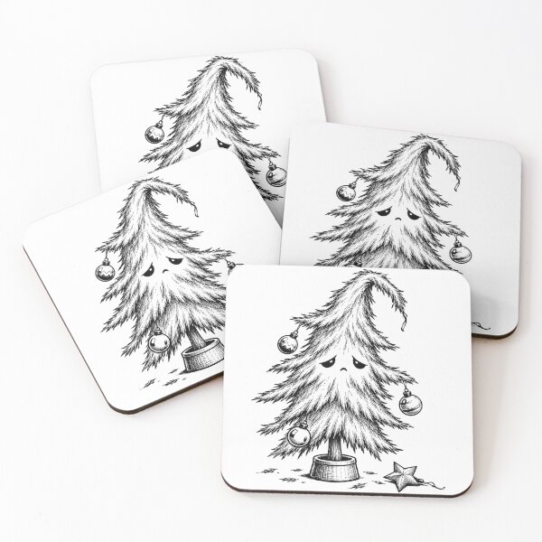 Item preview, Surviving the Holidays – Funny Sad Christmas Tree designed and sold by REZA1212.