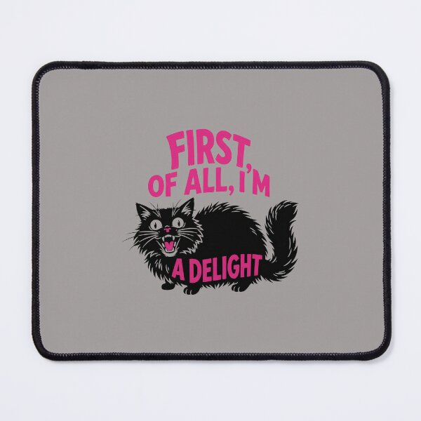 Item preview, First Of All Im A Delight Sassy Cat-24 designed and sold by DominikLinde.