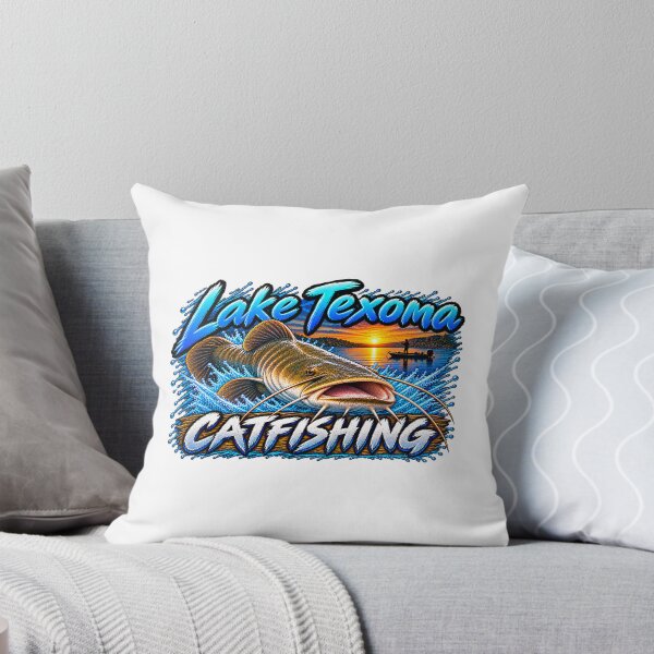 Aperçu de l'œuvre Lake Texoma Catfishing créée et vendue par RBBeachDesigns.