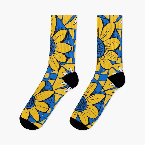 Item preview, Yellow and Blue Flower Quadrille Design designed and sold by RichardRags.