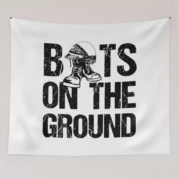 Item preview, Boots On The Ground; Riots Police; designed and sold by StickerApe.