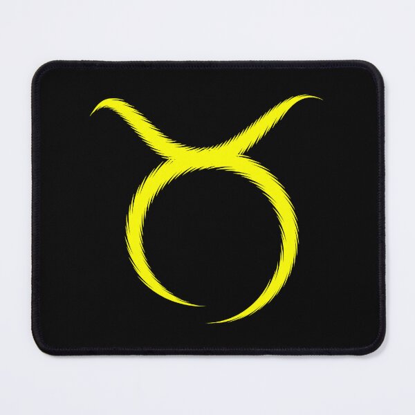 Item preview, Yellow Taurus Bull Horns Zodiac Design designed and sold by pattern-archive.