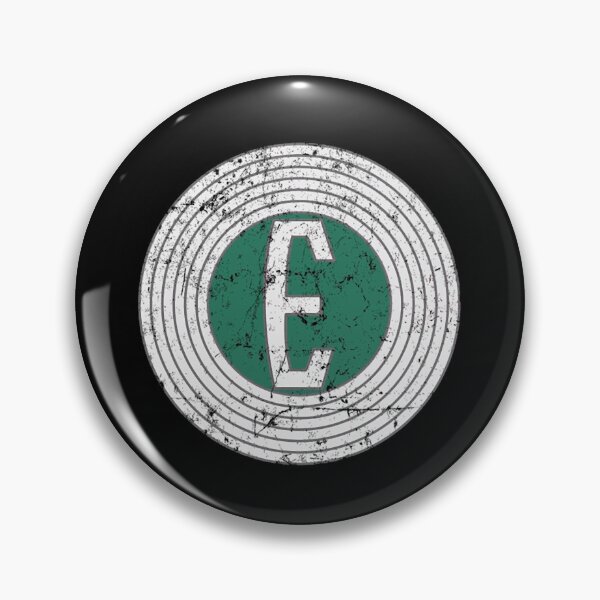 Item preview, Vintage Distressed Letter E Green Circle Emblem designed and sold by EleonoreTrant9.