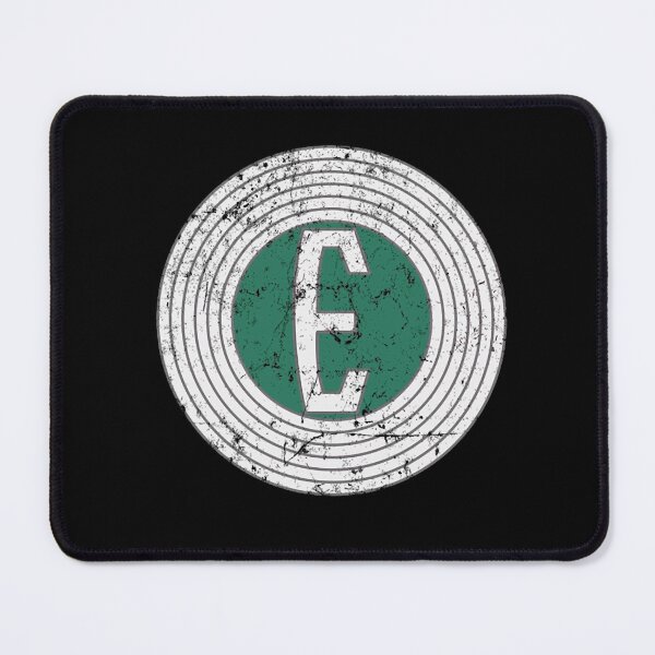 Item preview, Vintage Distressed Letter E Green Circle Emblem designed and sold by EleonoreTrant9.