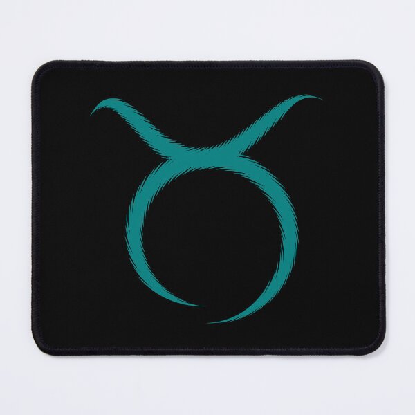 Item preview, Teal Taurus Bull Horns Zodiac Design designed and sold by pattern-archive.