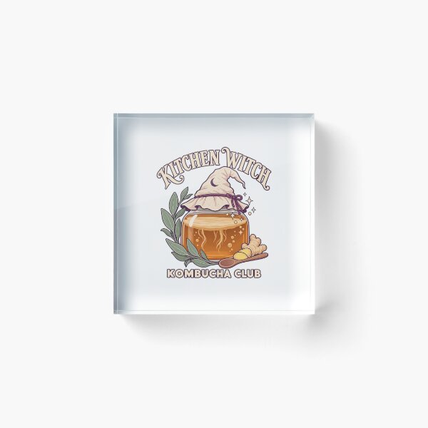 Item preview, Kitchen Witch Kombucha Club – Witchy Home Fermentation Art designed and sold by NeonMystic.