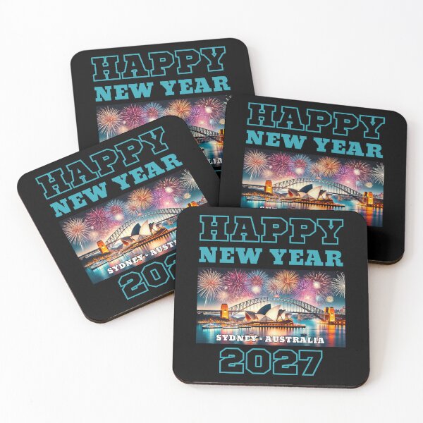 Item preview, Happy New Year 2027 - Sydney - Blue Edition designed and sold by Manic Merch Designs.