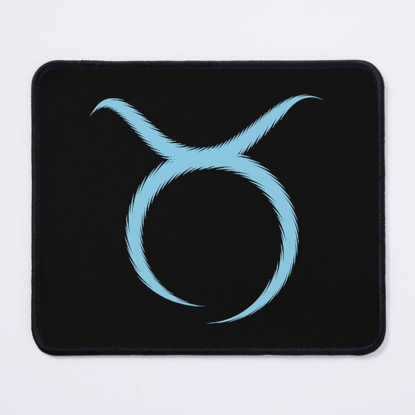 Item preview, Sky Blue Taurus Bull Horns Zodiac Design designed and sold by pattern-archive.
