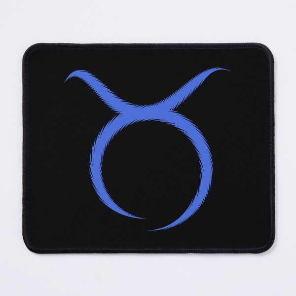 Item preview, Royal Blue Taurus Bull Horns Zodiac Design designed and sold by pattern-archive.