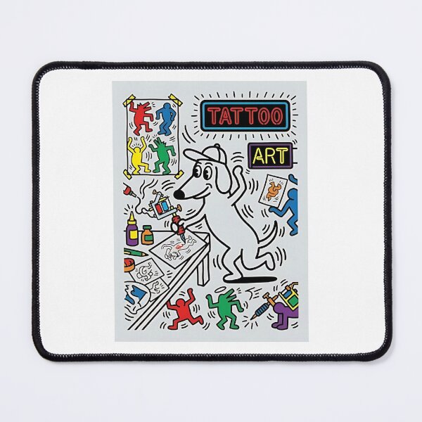 Item preview, Dachshund Tattoo Artist designed and sold by PictoVibe.