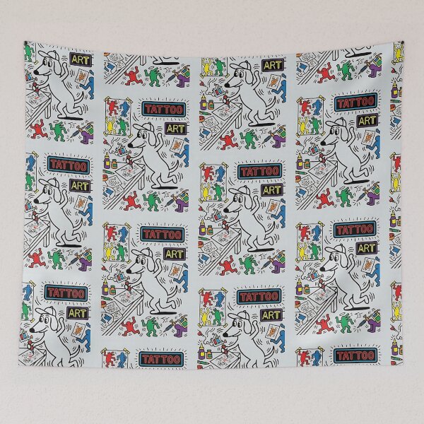 Item preview, Artista de tatuajes de perros salchicha designed and sold by PictoVibe.