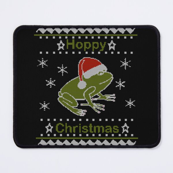 Item preview, Ugly Christmas Sweater Hoppy Holiday Frog Art designed and sold by EleonoreTrant9.