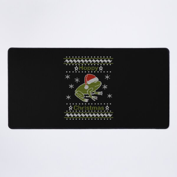 Item preview, Ugly Christmas Sweater Hoppy Holiday Frog Art designed and sold by EleonoreTrant9.