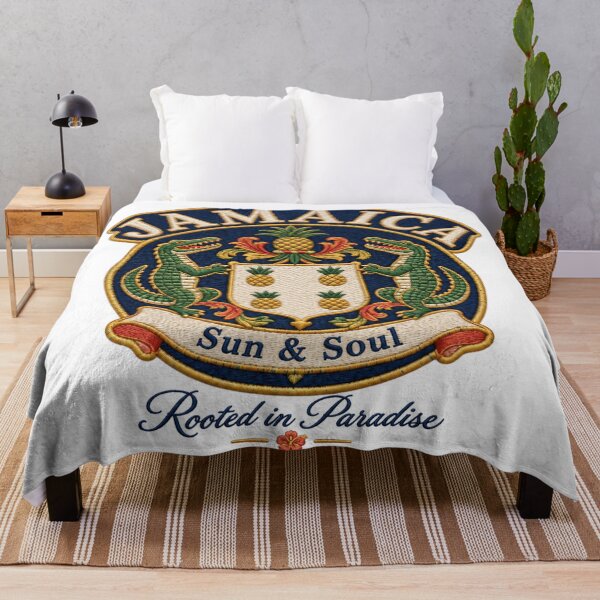 Item preview, Jamaica Sun & Soul – Rooted in Paradise Vintage Crest designed and sold by freshwear design.