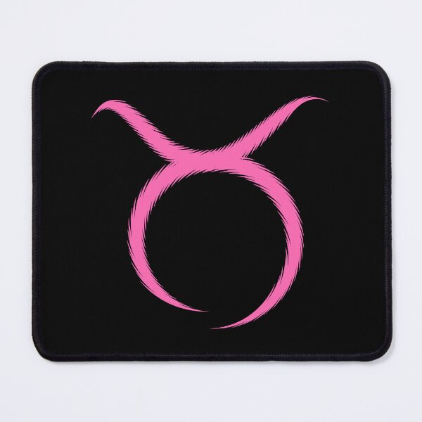 Item preview, Pink Taurus Bull Horns Zodiac Design designed and sold by pattern-archive.